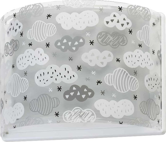 Ango Plastic Kids Wall Light Clouds