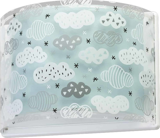 Ango Plastic Kids Wall Light Clouds