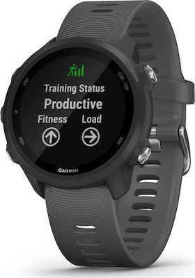 Garmin Forerunner 245 42mm Waterproof Smartwatch with Heart Rate Monitor (Gray)