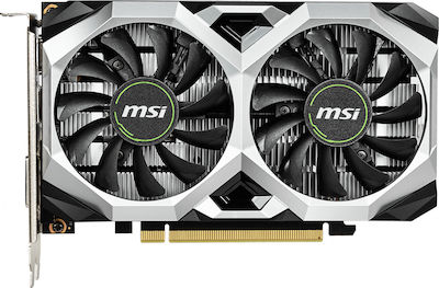 MSI GeForce GTX 1650 4GB GDDR5 Ventus XS OC Κάρτα Γραφικών PCI-E x16 3.0 με HDMI και DisplayPort