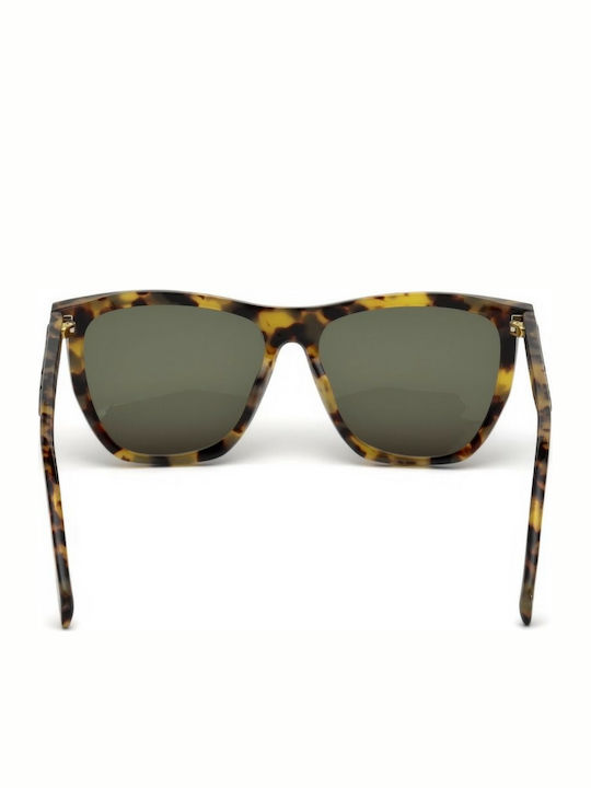 Just Cavalli 837 56N Women's Sunglasses with Brown Tartaruga Plastic Frame and Green Lens JC837S 56N