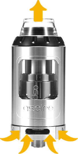 Aspire Athos Атомайзер за Електронни Цигари 2мл 25мм Silver