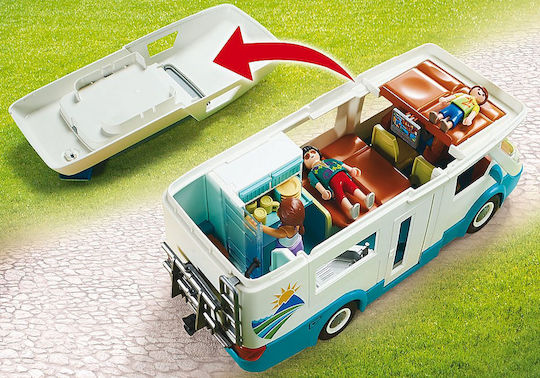 Playmobil Family Fun Family Camper Vehicle for 4+ years old years old