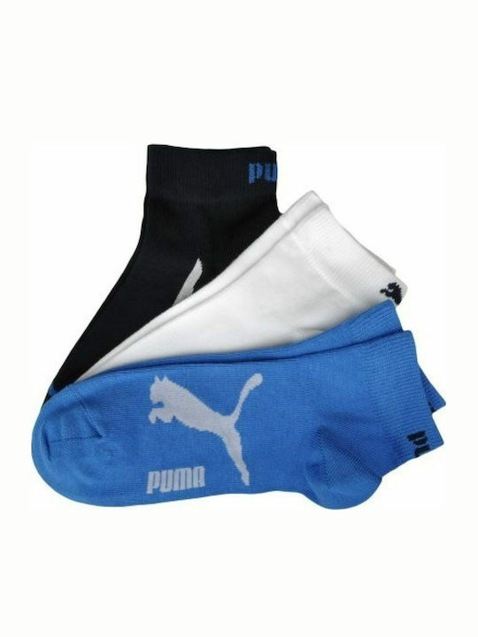 Puma Boys 3 Pack Sport Ankle Socks Blue