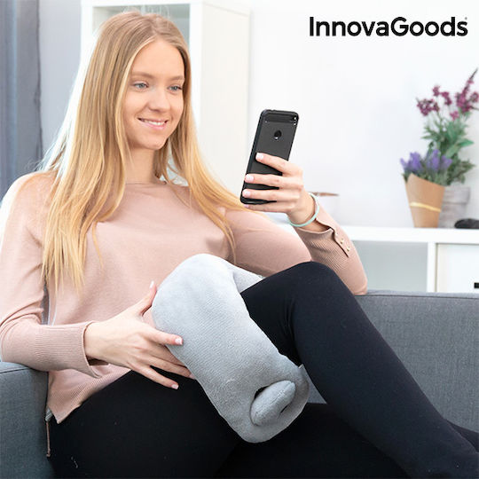 InnovaGoods Neck Massage Cushion Pillow Massage for the Neck with Vibration Gray