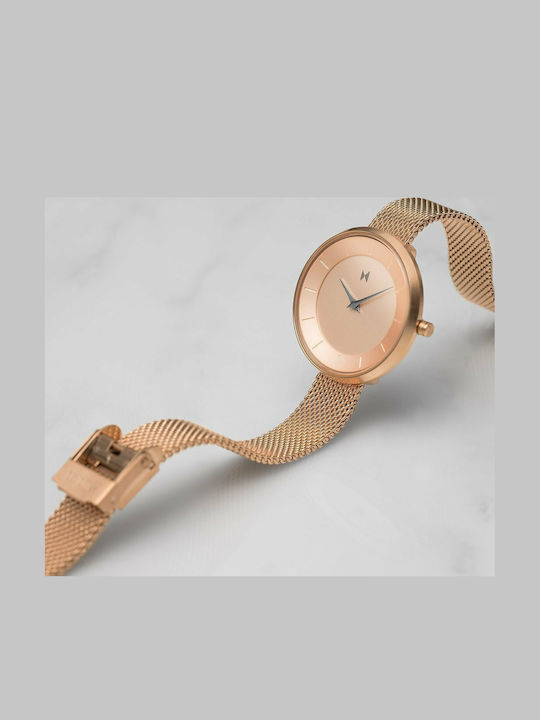 MVMT Mod RG1 Damen Uhr mit Gold Metallarmband
