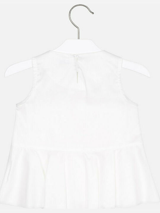 Mayoral Kids Shirt Sleeveless White