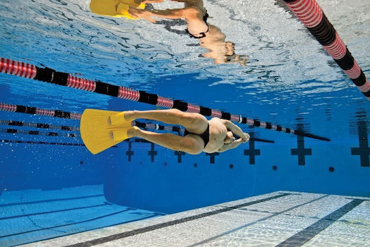 Finis Flossen Für Schwimmen Foil Monofin Gelb