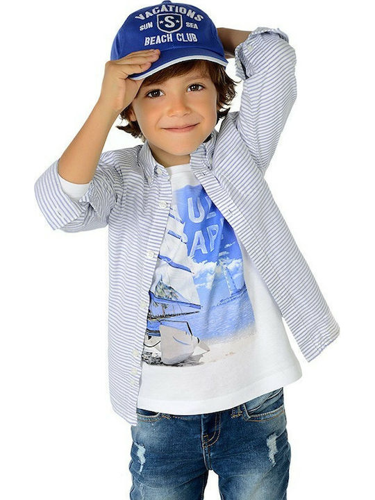 Mayoral Kids Shirt Blue