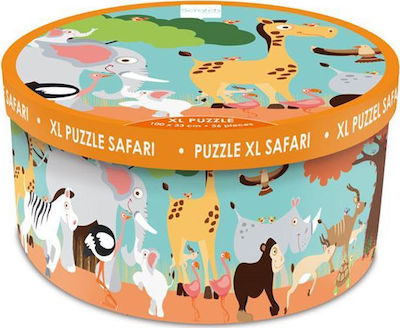 Kids Puzzle Safari 36pcs Scratch Europe