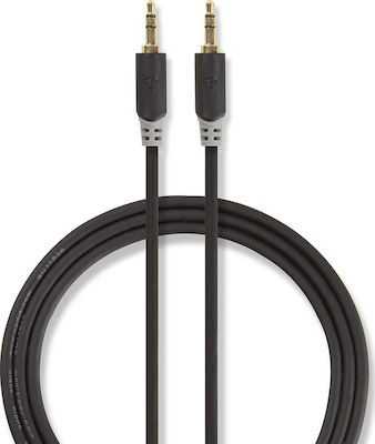 Nedis 3.5mm male - 3.5mm male Cable Black 5m (CABW22000AT50)