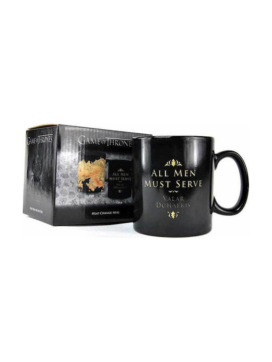 Half Moon Bay Game Thrones Westeros Map Heat Change Mug Black 400ml MUGBGT05