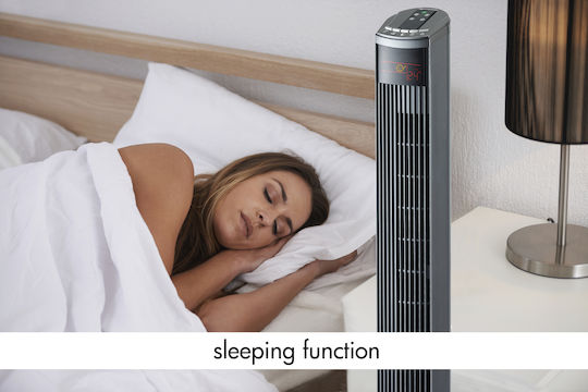 Trisa Electronics Fresh Breeze Ανεμιστήρας Πύργος 45W με Τηλεχειριστήριο Χάλκινος