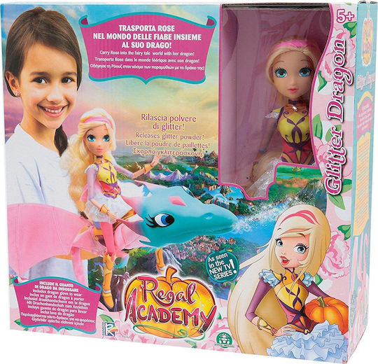 Giochi Preziosi Regal Academy Glitter Dragon & Rose Σετ Κούκλας