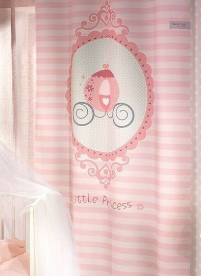 Saint Clair Kids Grommet Top Curtain Little Princess Pink 1752030115064 160x250cm
