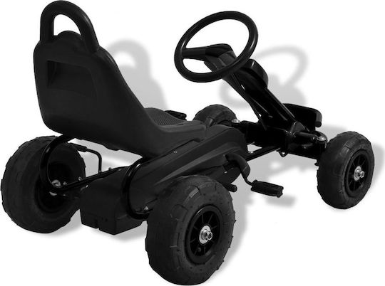 Go Kart Μονοθέσιο με Πετάλι Μαύρο για 3+ Ετών
