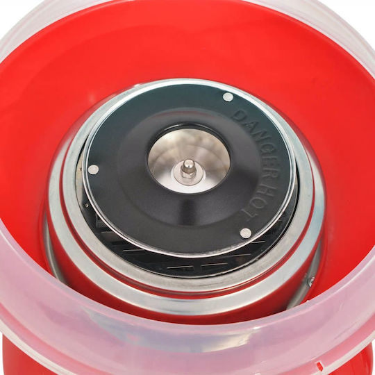 vidaXL Candy Floss Maker 26cm Red