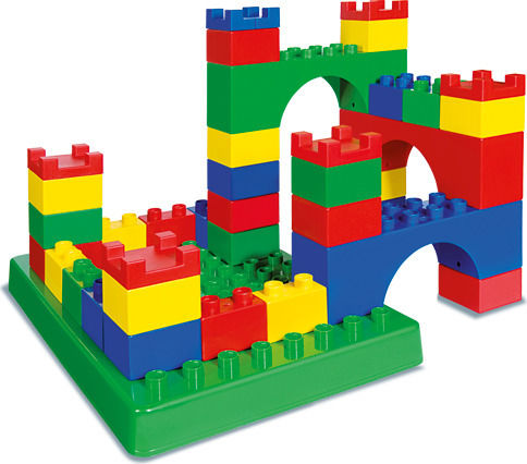 Androni Giocattoli Τουβλάκια Small Bricks Maxi Unico Plus για 1.5-3 Ετών 48τμχ
