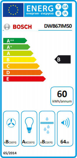 Bosch Kamin-Dunstabzug 60cm Inox