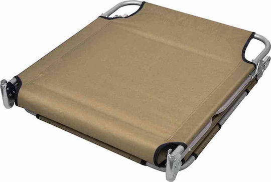 vidaXL Strandliegen Braun Faltbar mit Kissen 189x58x27cm. 1Stück
