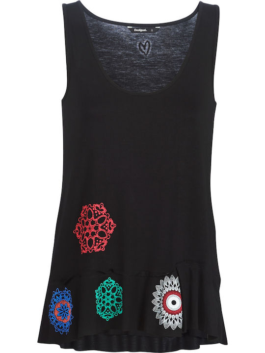 Desigual Melisa Women's Summer Blouse Sleeveless Black