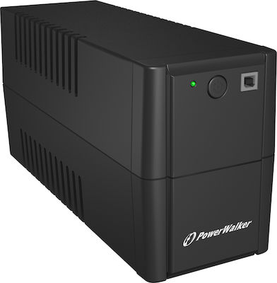 Powerwalker VI 650 SH FR UPS Line-Interactive 650VA 360W with 2 Schuko Power Plugs