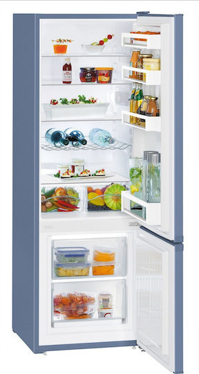 Liebherr Fridge-Freezer 266lt H161.2xW55xD63cm Blue CUfb 2831