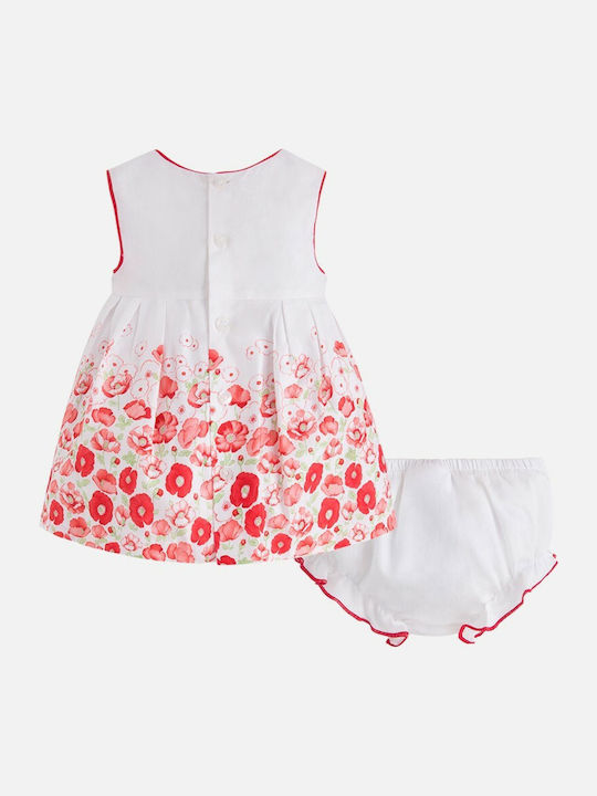 Mayoral Kids Dress Sleeveless White 28-01826-065