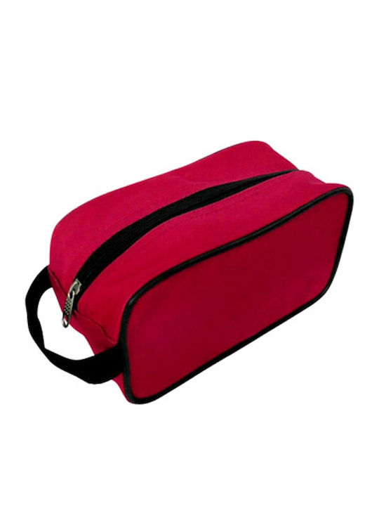 vidaXL Valize De Călătorie Din Material Textil Roșii De Înălțime Maximă 71cm Cu 2 Roți Set De 3 Bucăți