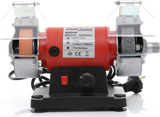 Kraft & Dele Δίδυμος Τροχός KD544 με Ισχύ 200Watt