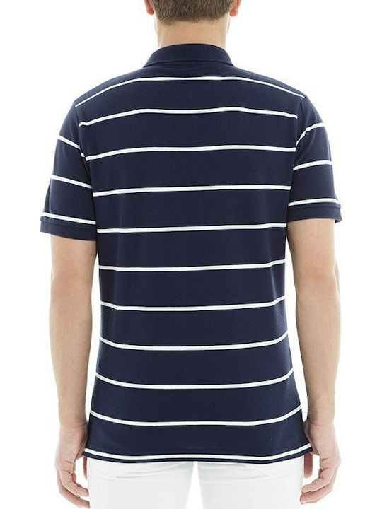 Gant Ανδρικό T-shirt Polo Navy Μπλε