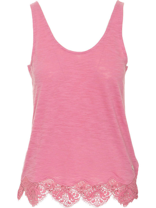 Superdry Morocco Women's Summer Blouse Sleeveless Pink