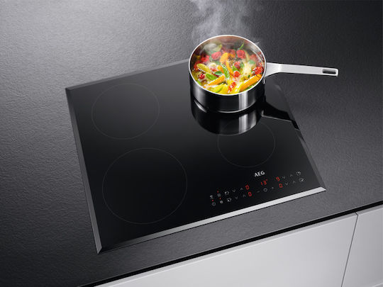 AEG Induction Cooktop With Frame Autonomous with Child Lock Function 59x52εκ.