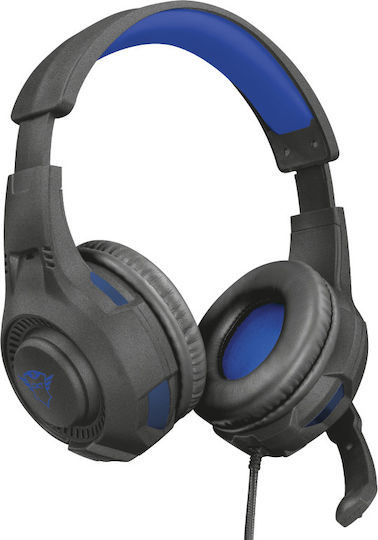 Trust GXT 307B Ravu Over Ear Gaming Headset με σύνδεση 3.5mm Μπλε