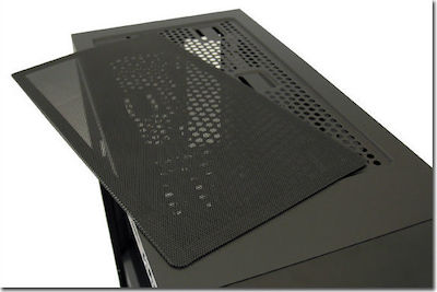 LC-Power Gaming 992B Solar Flare Midi Tower Κουτί Υπολογιστή με Πλαϊνό Παράθυρο και RGB Φωτισμό Μαύρο