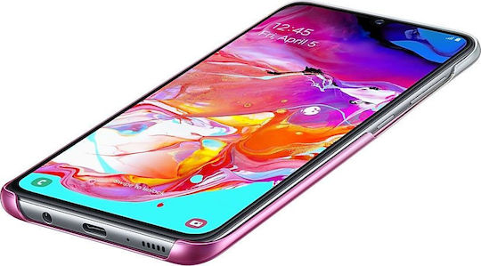 Samsung Back Cover Silicone Pink (Galaxy A70)