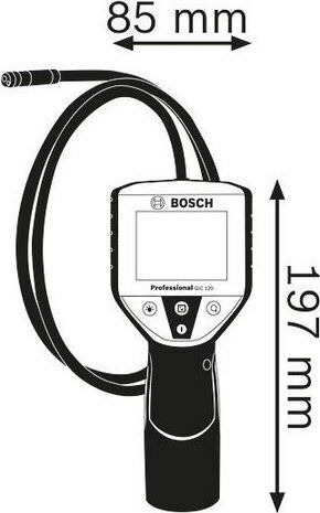 Bosch GIC 120 Professional Ендоскопска камера с резолюция 320x240 пиксели и кабел 1.2м