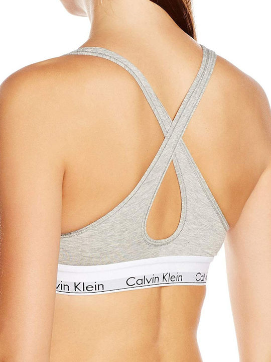 Women's Bra with Light Padding Gray