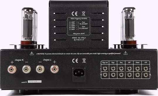 Unison Research S6 Λαμπάτος Ολοκληρωμένος Ενισχυτής Hi-Fi Stereo Κερασιά / Μαύρος