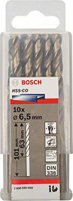 Bosch Drill HSS with Cylindrical Shank for Metal Length 101mm