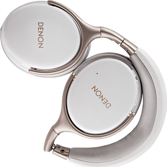 Denon AH-GC30 Wireless / Wired Over Ear Headphones with 20 hours of Operation White