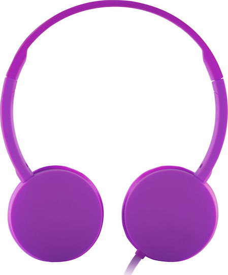 Energy Sistem Colors Mic Ενσύρματα On Ear Ακουστικά Μωβ