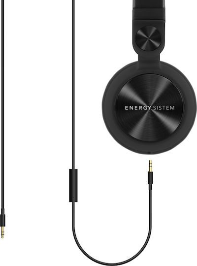 Energy Sistem DJ2 Mic Wired On Ear Headphones with Radio Black