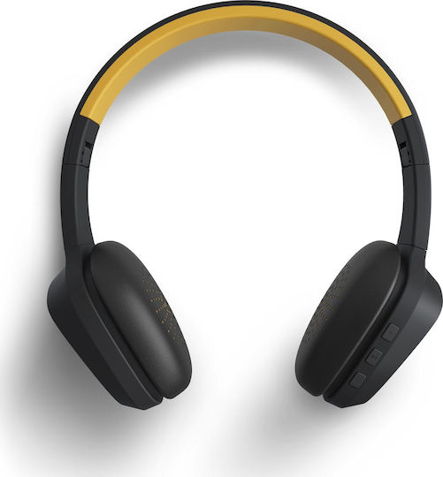 Energy Sistem 3 Bluetooth Ασύρματα / Ενσύρματα On Ear Ακουστικά Κίτρινα / Μαύρα