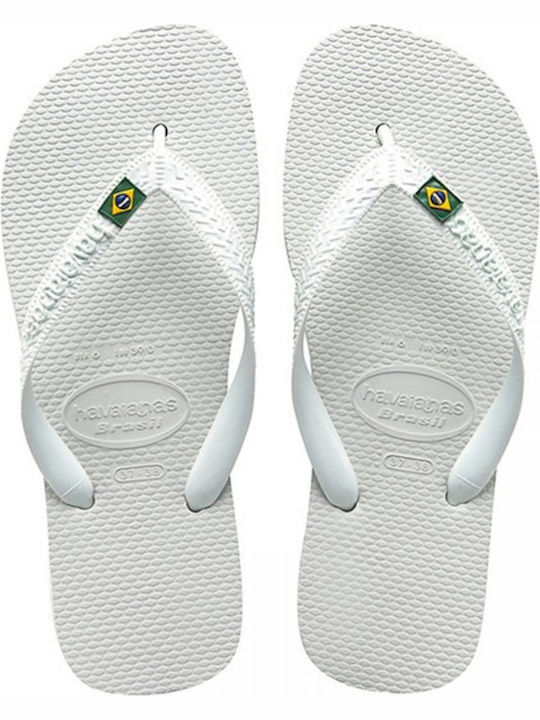 Brasil Men's Flip Flops White