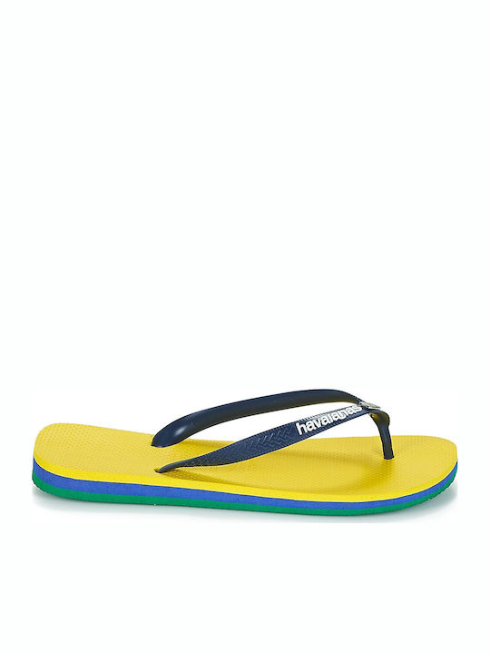 Brasil Layers Men's Flip Flops Blue