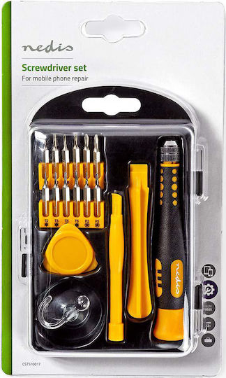 Nedis CSTS10017 Tool Set for Phone Repair 17pcs