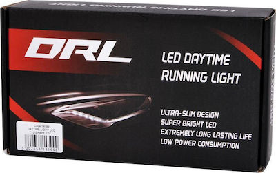 Autoline DRL Στρογγυλά Φώτα Ημέρας Αυτοκινήτου LED Universal 12V 1W 4.3cm 2τμχ