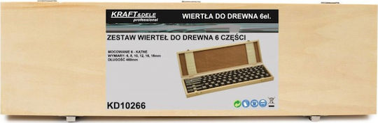 Kraft & Dele Set 6 Burghie Pentru Lemn