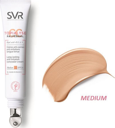SVR Laboratoire Dermatologique Topialyse CC Moisturizing & Anti-aging Cream Eyes against Dark Circles 7gr